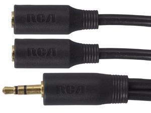 Rca Ah26r Mini Stereo Headphone Y-adapter (6")