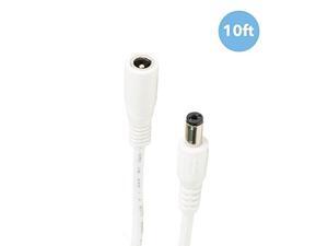 Amcrest Universal 12V DC Power Extension Cable (10ft) For Power Supply / Adapter / Outdoor Security Cameras Compatible With All CCTV / IP Camera Brands 55mm DC Plug 10 Feet White Amcrest Universal 12V DC Power Extension Cable (10ft) For Power Supply / Adapter / Outdoor Security Cameras Compatible With All CCTV / IP Camera Brands 55mm DC Plug 10 Feet White