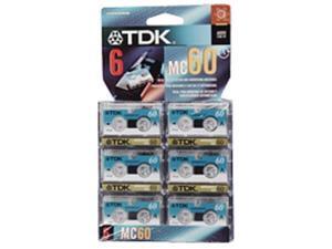 TDK MC60-6PK Microcassette Recording Tape (Discontinued by Manufacturer) TDK MC60-6PK Microcassette Recording Tape (Discontinued by Manufacturer)