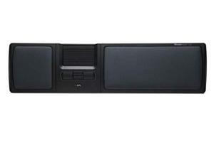 mousetrapper lite portable ergonomic padded mouse trackpad mac pc  black 2018 model