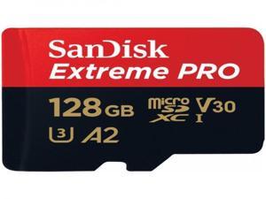 SanDisk SDSQXCY-128G-GN6MA DCM 128GB 8p MSDXC r170MB/s w90MB/s Class 10 UHS-I U3 A2 V30 SanDisk Extreme Pro Micro Secure Digital Extended Capacity Card w/ Adapter