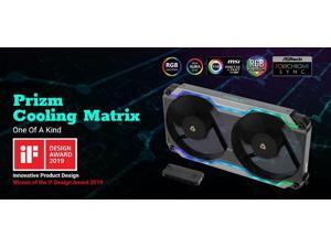 Antec Prizm Cooling Matrix. ARGB Single Bracket Dual Fan with 2x 120mm FDB PWM Antec Prizm Cooling Matrix. ARGB Single Bracket Dual Fan with 2x 120mm FDB PWM