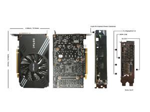 ZOTAC GeForce GTX 1060 Mini 6GB GDDR5 Super Compact Graphics Card (ZT-P10600A-10L)