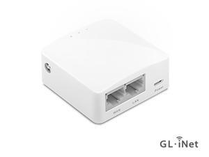 GL.iNet Mini Travel Router, WiFi Converter, 150Mbps, OpenVPN