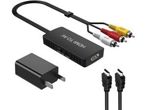 DIGITNOW HDMI to RCA Converter, HDMI to AV Composite Video Audio Converter Adapter, Supports PAL/NTSC for PS One, PS2, PS3, Nintendo 64, STB, VHS, VCR, Blue-Ray DVD Players Projector DIGITNOW HDMI to RCA Converter, HDMI to AV Composite Video Audio Converter Adapter, Supports PAL/NTSC for PS One, PS2, PS3, Nintendo 64, STB, VHS, VCR, Blue-Ray DVD Players Projector