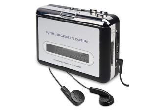 BUNDLE: Maxell 5 Pack Cassettes Retro Music Player BUNDLE: Tape Walkman Cassette Player // Recorder with Radio and Built in Speaker and Microphone for Voice Recording // Recorder Earphone Included