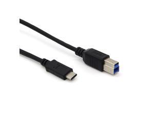 USB 3.1 Type C Male Connector to USB Standard B Male Data Cable 1m USB 3.1 Type C Male Connector to USB Standard B Male Data Cable 1m