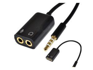 Jack 3.5mm 1 to 2 Stereo Audio Cable Splitter Male to Earphone Headset + Microphone Adapter couples turn wiring connector Jack 3.5mm 1 to 2 Stereo Audio Cable Splitter Male to Earphone Headset + Microphone Adapter couples turn wiring connector