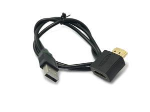 50cm HDMI Male to Female Extender Power Supply Convertor cable+ USB 2.0 Male Charger Cable Splitter Adapter 50cm HDMI Male to Female Extender Power Supply Convertor cable+ USB 2.0 Male Charger Cable Splitter Adapter