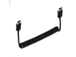 1m USB3.1 Type C male to male Spring retractable male to male for Mobile phone and computer Spiral Coiled Data Cables 1m USB3.1 Type C male to male Spring retractable male to male for Mobile phone and computer Spiral Coiled Data Cables