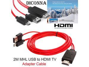 Micro USB to HDMI 1080P HD TV Cable Adapter for Samsung for Android Phones 11 PIN Micro USB to HDMI 1080P HD TV Cable Adapter for Samsung for Android Phones 11 PIN