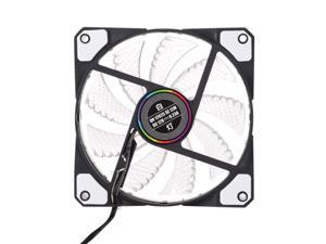 120mm PC Computer 16dB Ultra Silent 15 LEDs Case Fan Heatsink Cooler Cooling w/ Anti-Vibration Rubber,12CM Fan,12VDC TX 3Pin and Molex 4pin 120mm PC Computer 16dB Ultra Silent 15 LEDs Case Fan Heatsink Cooler Cooling w/ Anti-Vibration Rubber,12CM Fan,12VDC TX 3Pin and Molex 4pin