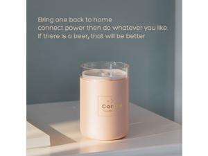 280ML Ultrasonic Air Humidifier Candle Romantic Soft Light USB Essential Oil Diffuser Car Air Purifier Aroma Anion Mist Maker 280ML Ultrasonic Air Humidifier Candle Romantic Soft Light USB Essential Oil Diffuser Car Air Purifier Aroma Anion Mist Maker