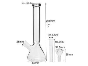 10 inch Smoking Pipe Beaker w/ ICE Catcher Hookah Water Pipe Heavy Glass Bong 10 inch Smoking Pipe Beaker w/ ICE Catcher Hookah Water Pipe Heavy Glass Bong