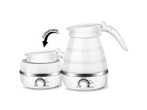 600 ML Foldable Electric Kettle, Boil Dry Protection Silicone Water Kettle With Dual Voltage, Separable Power Cord 110V~220V 600 ML Foldable Electric Kettle, Boil Dry Protection Silicone Water Kettle With Dual Voltage, Separable Power Cord 110V~220V