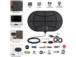 Digital TV Antenna 4K 1080P VHF UHF Freeview Local Channels With Detachable Amplifier Signal Booster Coax Cable Digital TV Antenna 4K 1080P VHF UHF Freeview Local Channels With Detachable Amplifier Signal Booster Coax Cable