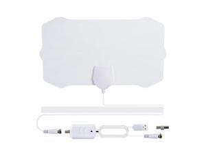 4K HD 25DB High Gain HD TV Digital TV Antenna 50 Miles Booster Active Indoor Aerial HD Flat Design 1080P TV Reciver 4K HD 25DB High Gain HD TV Digital TV Antenna 50 Miles Booster Active Indoor Aerial HD Flat Design 1080P TV Reciver
