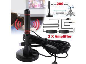 1080P Antenna TV Digital HD 200 Miles Range Skywire TV Indoor 4K 16ft Coax Cable 1080P Antenna TV Digital HD 200 Miles Range Skywire TV Indoor 4K 16ft Coax Cable