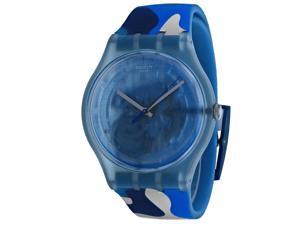Swatch Men's Skeleton Blue Dial Watch - SUOZ215 Swatch Men's Skeleton Blue Dial Watch - SUOZ215