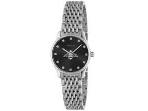 Gucci Women's G-Timeless Bee Black Dial Watch - YA1265020 Gucci Women's G-Timeless Bee Black Dial Watch - YA1265020