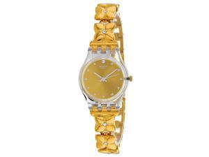 Swatch Women's Golden Keeper Gold Dial Watch - LK358G Swatch Women's Golden Keeper Gold Dial Watch - LK358G