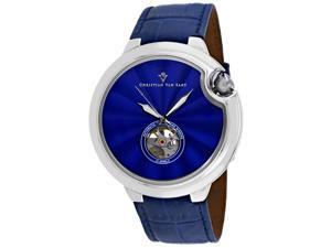 Christian Van Sant Men's Cyclone Automatic Blue Dial Watch - CV0140 Christian Van Sant Men's Cyclone Automatic Blue Dial Watch - CV0140