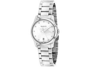 Gucci Women's G-Timeless White MOP Dial Watch - YA126542 Gucci Women's G-Timeless White MOP Dial Watch - YA126542