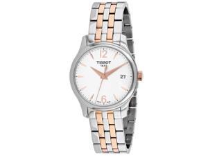 Tissot Women's Tradition White Dial Watch - T0632102203701 Tissot Women's Tradition White Dial Watch - T0632102203701