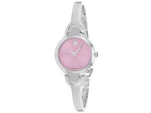 Movado Women's Kara Pink Dial Watch - 605284