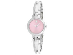 Movado Women's Amorosa Pink Dial Watch - 607387