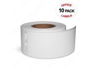 10 Rolls of 30251 Compatible Address Labels for DYMO 1-1/8" X 3-1/2" (28mm x 89mm) by OFFICE LABELS 10 Rolls of 30251 Compatible Address Labels for DYMO 1-1/8" X 3-1/2" (28mm x 89mm) by OFFICE LABELS