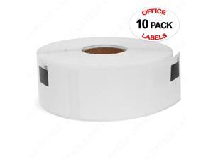 10 Rolls of DK-1201 Compatible Address Labels for BROTHER 1-1/7" X 3-1/2" (29mm x 90.3mm) Without Holder by OFFICE LABELS 10 Rolls of DK-1201 Compatible Address Labels for BROTHER 1-1/7" X 3-1/2" (29mm x 90.3mm) Without Holder by OFFICE LABELS