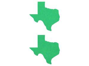 LiteMark Reflective Green 2.5 Inch Texas Stickers for Hard Hats, Helmets, Tool Boxes and More - Pack of 2 LiteMark Reflective Green 2.5 Inch Texas Stickers for Hard Hats, Helmets, Tool Boxes and More - Pack of 2