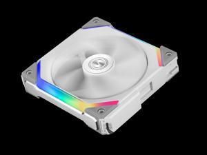 LIAN LI UNI FAN SL120 RGB WHITE ---UF-SL120-1W(No controller included)