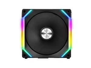 LIAN LI UNI FAN SL140 RGB BLACK ---UF-SL140-1B(No controller included )