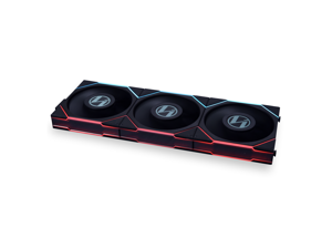 Lian Li UNI FAN TL LCD  120 RGB 3 pcs Pack Black Color ( controller included)- 12TLLCD3B