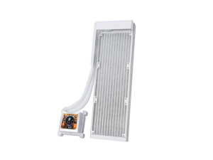 Lian Li Hydroshift 360 AIO - Side-Mounted Coolant Pathway - 2.88 LCD Screen - 480 × 480 Resolution - Captured Screenshots or Recorded Videos Shift AIO , No fan Inclued  White Color (HSLCD36NW)
