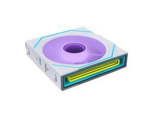 Lian Li UNI Fan SL-Infinity Wireless - 120 - Single Pack (Reverse Blade) - 2.4 GHz Wireless Signal ARGB Fan Control - Double Infinity Mirror - Controller NOT Included & Required - White (12RSLIN1W1W)
