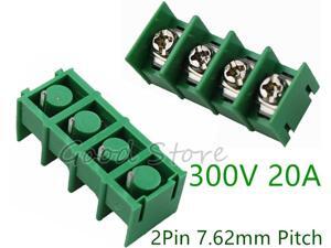 10Pcs KF7.62 4Pin 7.62mm Pitch 300V 20A PCB Pluggable Terminal Block Connectors 10Pcs KF7.62 4Pin 7.62mm Pitch 300V 20A PCB Pluggable Terminal Block Connectors