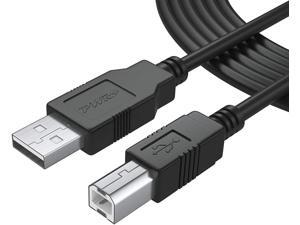 Pwr 25Ft Extra Long USB-2.0 Cable Type-A to Type-B High Speed Cord for Audio Interface, Midi Keyboard, USB Microphone, Mixer, Speaker, Monitor, Instrument, Strobe Light System Mac PC Type A to Type B Pwr 25Ft Extra Long USB-2.0 Cable Type-A to Type-B High Speed Cord for Audio Interface, Midi Keyboard, USB Microphone, Mixer, Speaker, Monitor, Instrument, Strobe Light System Mac PC Type A to Type B