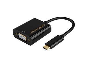 USB C to VGA Adapter, CableCreation USB Type C to VGA Converter, Compatible with MacBook Pro 2019, Mac Mini, Surface Book 2, Chromebook Pixel, XPS 13/15, Yoga 920, Galaxy S10, Black USB C to VGA Adapter, CableCreation USB Type C to VGA Converter, Compatible with MacBook Pro 2019, Mac Mini, Surface Book 2, Chromebook Pixel, XPS 13/15, Yoga 920, Galaxy S10, Black