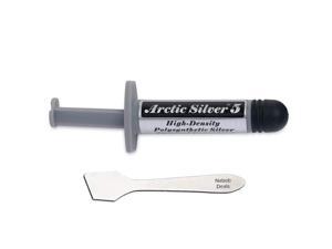 Nabob Deals Arctic Silver 5 Thermal Cooling Compound Paste 3.5g Heatsink Paste High-Density Polysynthetic Silver with Bonus Tool (Arctic Silver with Bonus Tool) Nabob Deals Arctic Silver 5 Thermal Cooling Compound Paste 3.5g Heatsink Paste High-Density Polysynthetic Silver with Bonus Tool (Arctic Silver with Bonus Tool)