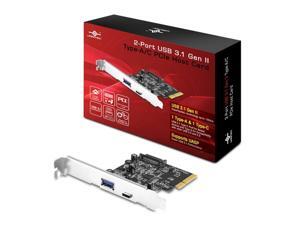 Vantec 2-Port USB 3.1 Gen II Type-A/C PCIe Host Card (UGT-PC371AC)