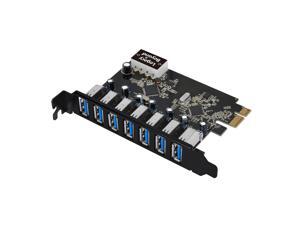 SIIG Legacy and Beyond Series PCIe to USB 3.0 7-Port PCI Express Card (External PCIe Host Card), Supports UASP SIIG Legacy and Beyond Series PCIe to USB 3.0 7-Port PCI Express Card (External PCIe Host Card), Supports UASP