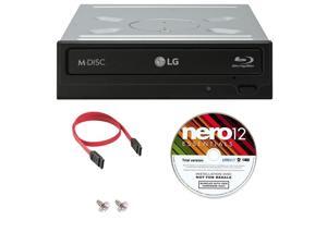LG WH14NS40 16X Blu-ray BDXL DVD CD Internal Burner Drive Bundle with Free Nero Burning Software + SATA Cable + Mounting Screws LG WH14NS40 16X Blu-ray BDXL DVD CD Internal Burner Drive Bundle with Free Nero Burning Software + SATA Cable + Mounting Screws