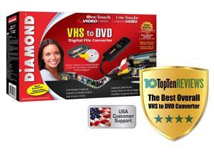 Diamond VC500 USB 2.0 One Touch VHS to DVD Video Capture Device with Easy to use Software, Convert, Edit and Save to Digital Files For Win7, Win8 and Win10 Diamond VC500 USB 2.0 One Touch VHS to DVD Video Capture Device with Easy to use Software, Convert, Edit and Save to Digital Files For Win7, Win8 and Win10