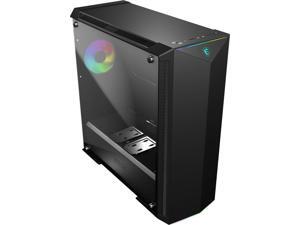 MSI Premium Mid-Tower PC Gaming Case – Tempered Glass Side Panel – RGB 120mm Fan – Liquid Cooling Support up to 420mm Radiator x 1 – Cable Management System – MPG GUNGNIR 100 MSI Premium Mid-Tower PC Gaming Case – Tempered Glass Side Panel – RGB 120mm Fan – Liquid Cooling Support up to 420mm Radiator x 1 – Cable Management System – MPG GUNGNIR 100