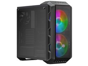 Cooler Master MasterCase H500 ARGB Airflow ATX Mid-Tower with Mesh & Transparent Front Panel Option, Dual 200mm ARGB Fans, Tempered Glass & ARGB Lighting System Cooler Master MasterCase H500 ARGB Airflow ATX Mid-Tower with Mesh & Transparent Front Panel Option, Dual 200mm ARGB Fans, Tempered Glass & ARGB Lighting System
