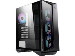 MSI Premium Mid-Tower PC Gaming Case – Tempered Glass Side Panel – RGB 120mm Fan – Liquid Cooling Support up to 360mm Radiator x 1 – Cable Management System – MPG GUNGNIR 110R MSI Premium Mid-Tower PC Gaming Case – Tempered Glass Side Panel – RGB 120mm Fan – Liquid Cooling Support up to 360mm Radiator x 1 – Cable Management System – MPG GUNGNIR 110R