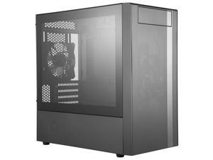Cooler Master MasterBox NR400 Micro-ATX Towe with Front Mesh Ventilation, Minimal Design, Tempered Glass Side Panel and Single Headset Jack Cooler Master MasterBox NR400 Micro-ATX Towe with Front Mesh Ventilation, Minimal Design, Tempered Glass Side Panel and Single Headset Jack